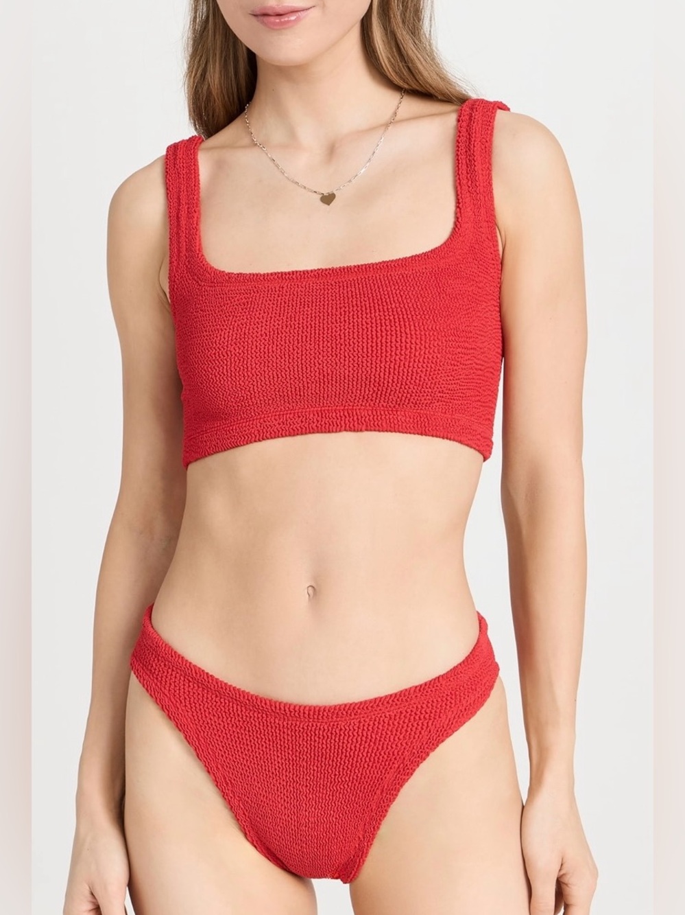 HUNZA G Xandra Bikini in Red